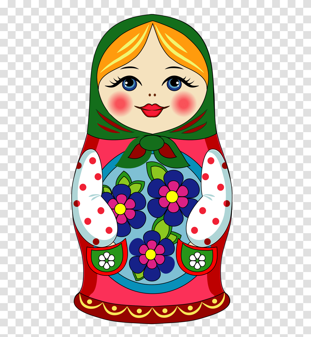Matryoshka Doll, Pattern, Floral Design Transparent Png