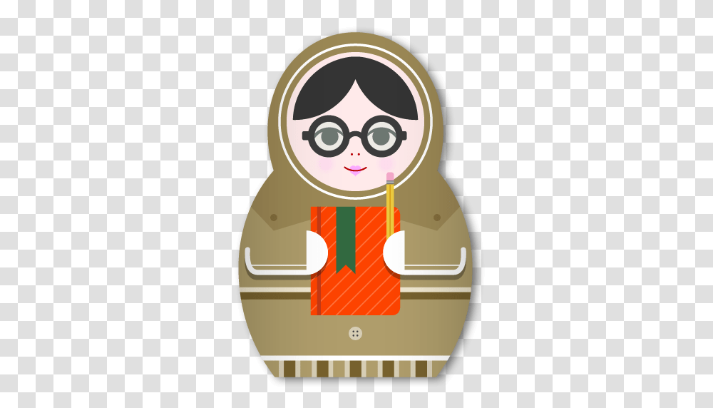 Matryoshka Doll, Label, Sunglasses, Word Transparent Png