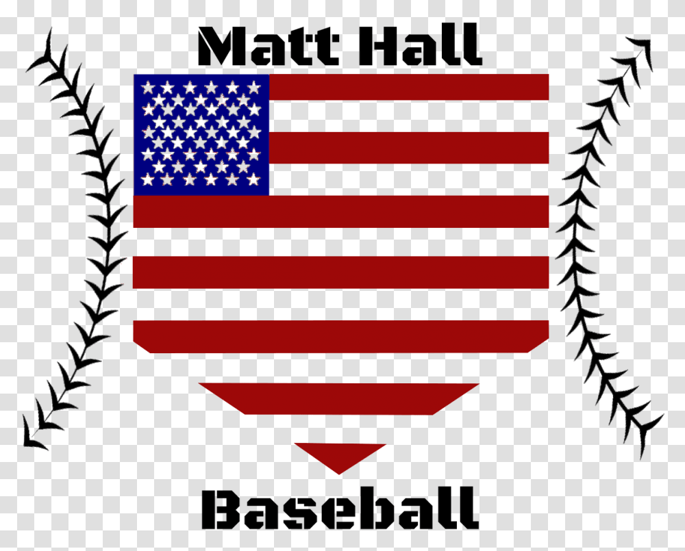 Matt Hall Baseball Flag Of The United States, American Flag Transparent Png