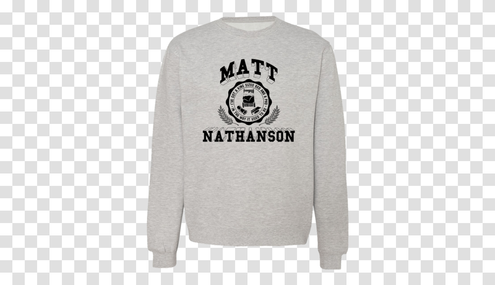 Matt Nathanson Phd Crewneck Marathon Of Hope T Shirt, Apparel, Sleeve, Long Sleeve Transparent Png
