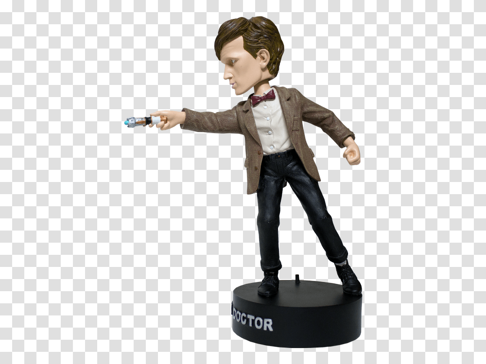 Matt Smith Doctor Who Bobble Head, Person, Human, Figurine, Performer Transparent Png