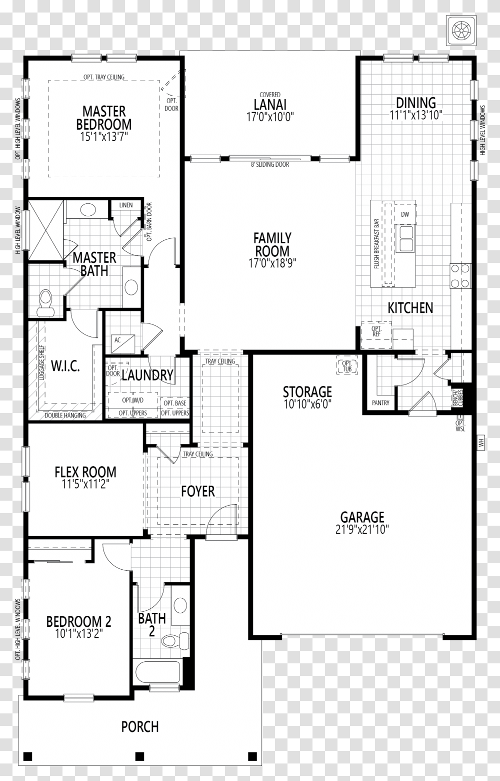 Mattamy Homes In Saint Johns Fl Floor Plan, Diagram, Plot, Flyer, Poster Transparent Png