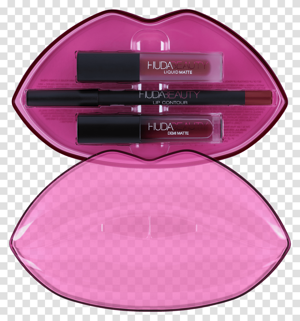 Matte Amp Cream Lip Set Huda Beauty Bawse And Famous Transparent Png