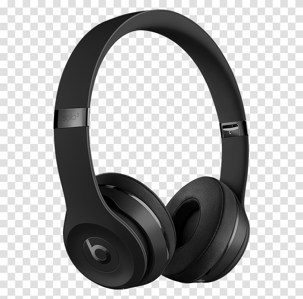 Matte Black Beats Solo 3 Black, Headphones, Electronics, Headset Transparent Png