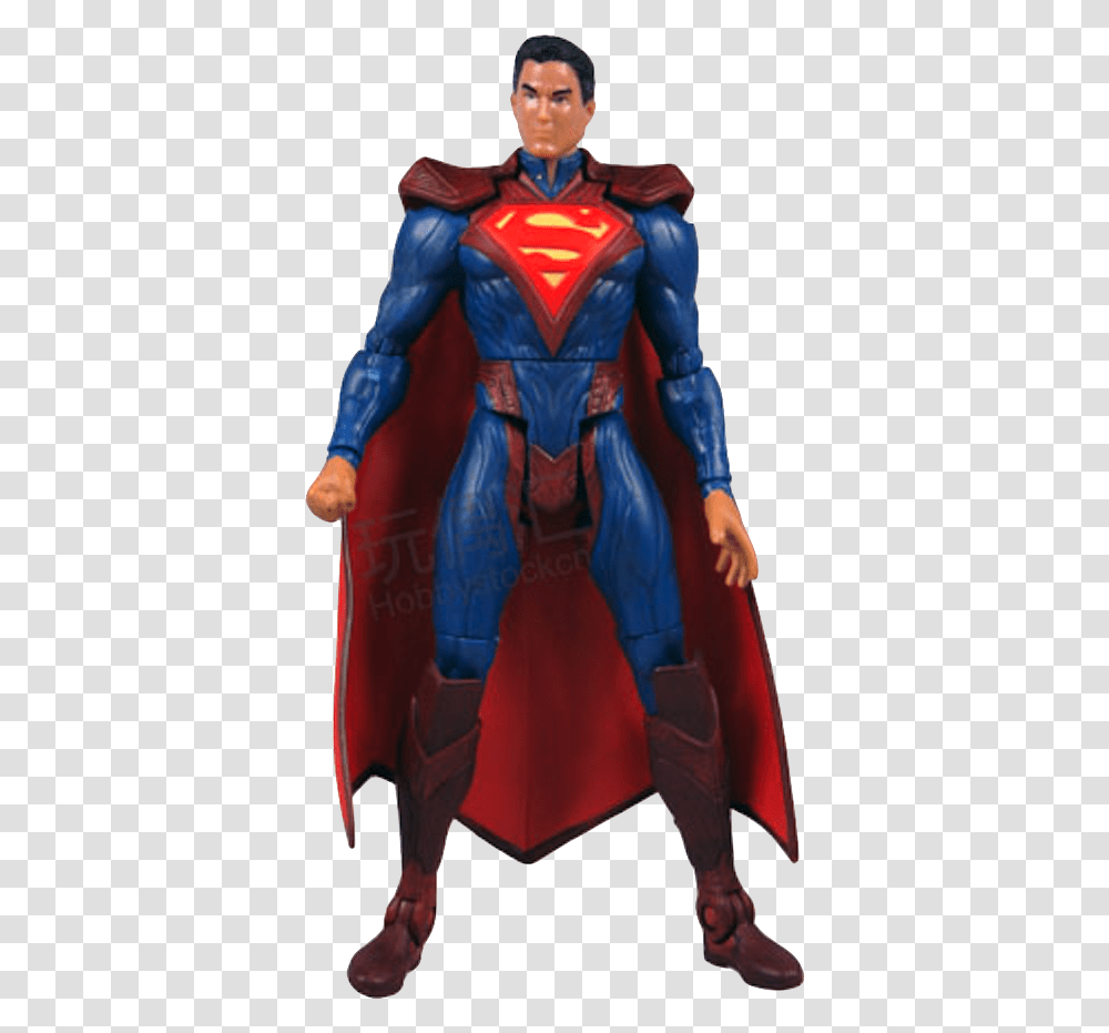 Mattel Dc Unlimited Figura Superman Injustice, Person, Cape, Figurine Transparent Png