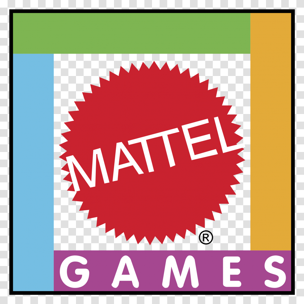 Mattel Games Logo Mattel Games Logo, Label, Poster, Advertisement Transparent Png