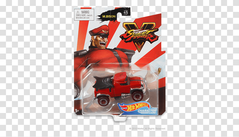 Mattel Hot Wheels Community Hot Wheels Street Fighter Character Cars, Person, Label, Text, Vehicle Transparent Png