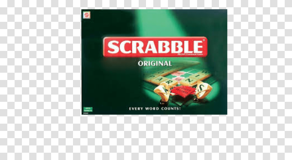 Mattel Scrabble Board Game, Advertisement, Poster, Flyer, Paper Transparent Png
