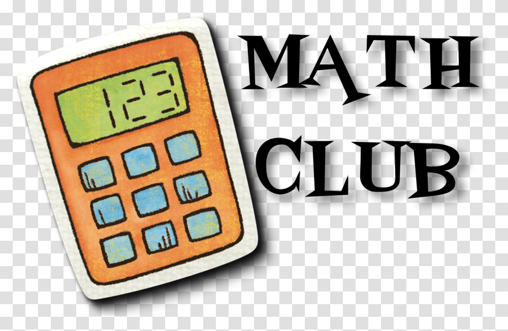 Matthew Road Academy Math Club Clipart, Calculator, Electronics Transparent Png