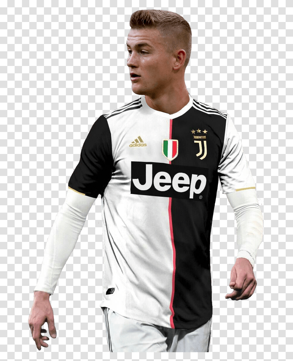 Matthijs De Ligtrender Cristiano Ronaldo 2019, Apparel, Shirt, Person Transparent Png