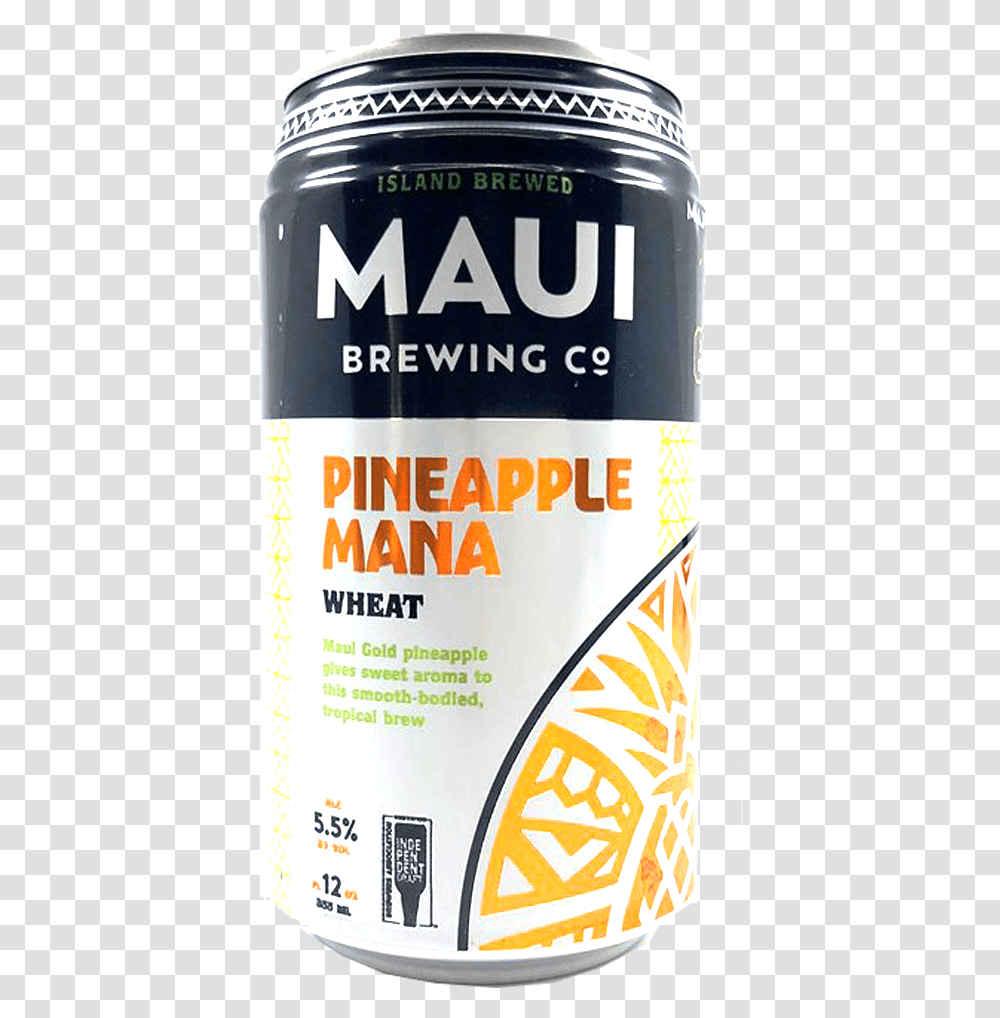 Maui Brewing Pineapple Mana, Tin, Can, Aluminium, Beer Transparent Png