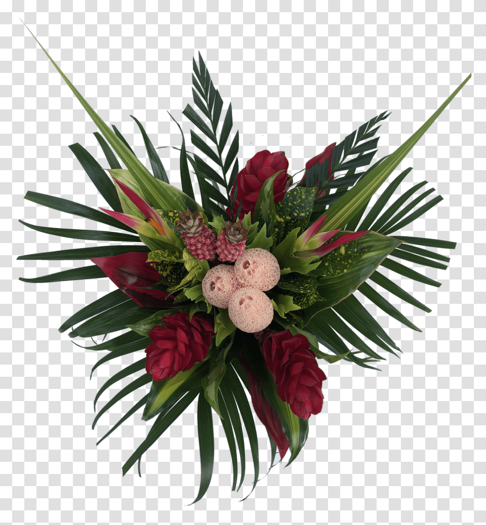 Maui Medium Tropical Bouquet Floral, Plant, Flower, Blossom, Flower Bouquet Transparent Png