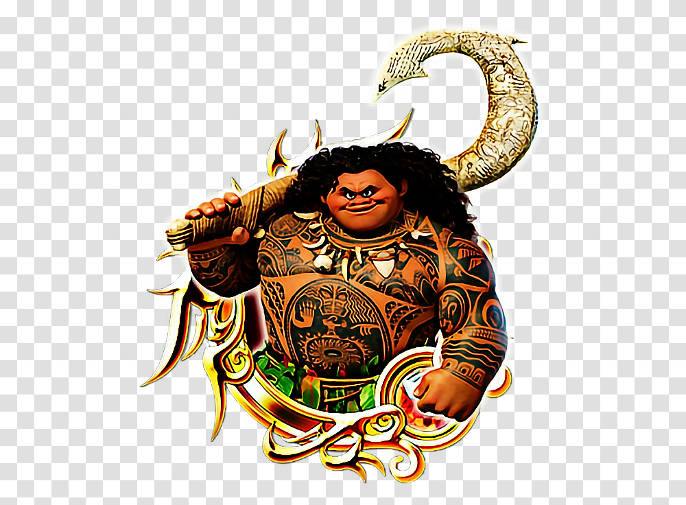 Maui Moana Heidyqueen7 Freetoedit Beauty And The Beast, Person, Human, Toy Transparent Png