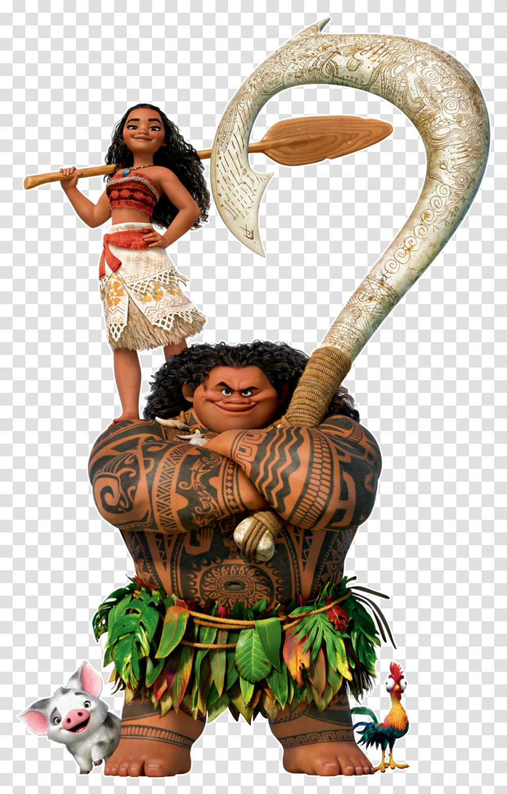 Maui Moana Images Collection For Background, Person, Human, Figurine, Toy Transparent Png