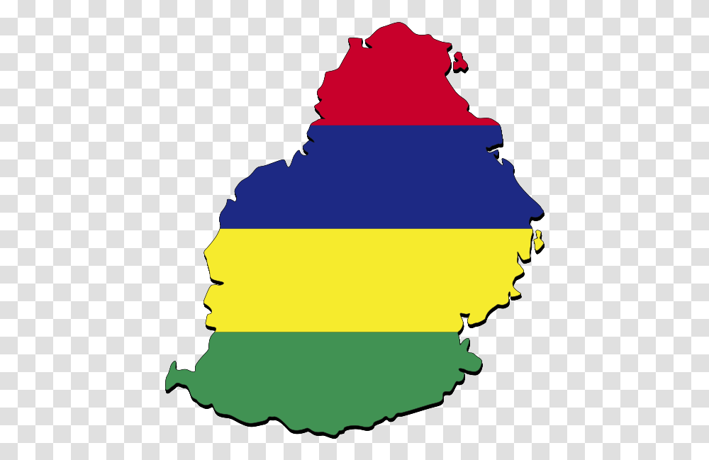 Mauritius Map With Cities Mauritius Red Blue Yellow Green, Person, Human Transparent Png