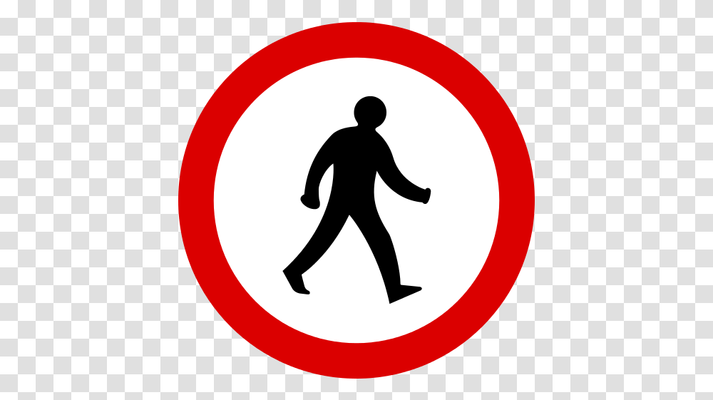 Mauritius Road Signs Sign People Walking Along The Road, Person, Human, Symbol, Stopsign Transparent Png