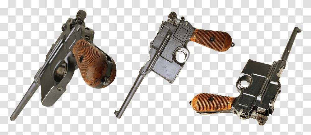 Mauser Pistols Bullet Deadly Fire Guns Hq Photo, Weapon, Weaponry, Handgun, Bronze Transparent Png