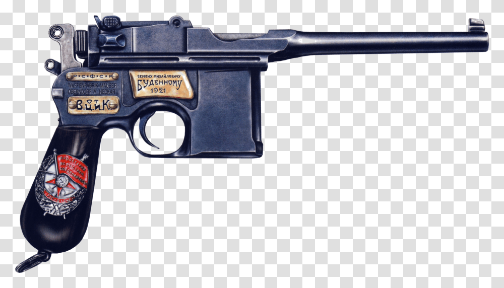 Mauzer, Gun, Weapon, Weaponry, Handgun Transparent Png