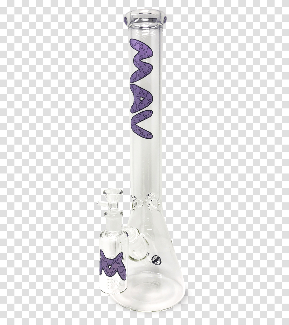 Mav Beaker Bong With Ash Catcher, Cylinder, Glass, Cup Transparent Png