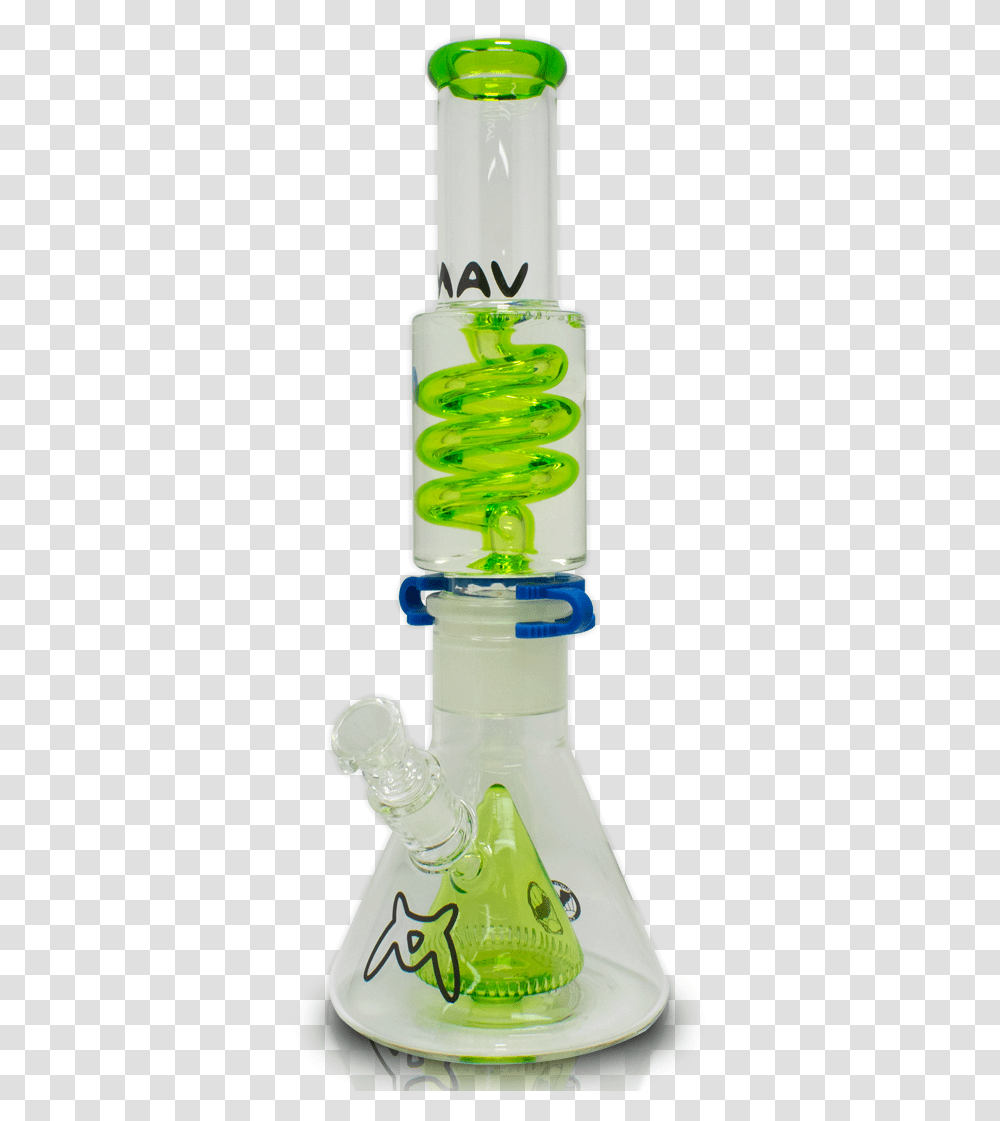 Mav Glass Glycerin Bong, Spiral, Coil, Bottle, Water Bottle Transparent Png