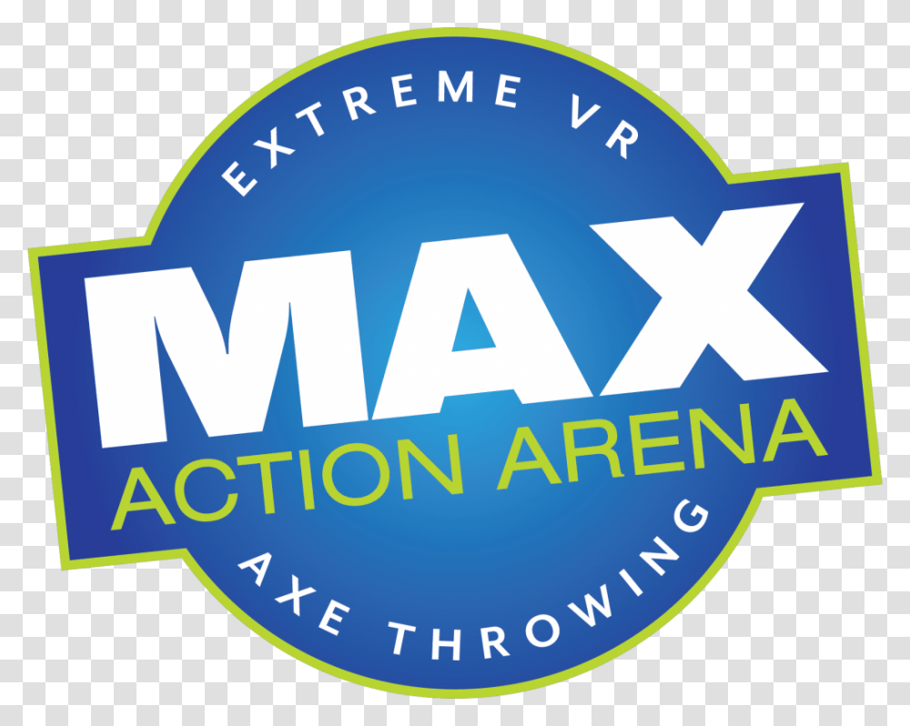 Max Action Arena Logo2x Emblem, Label, Poster Transparent Png