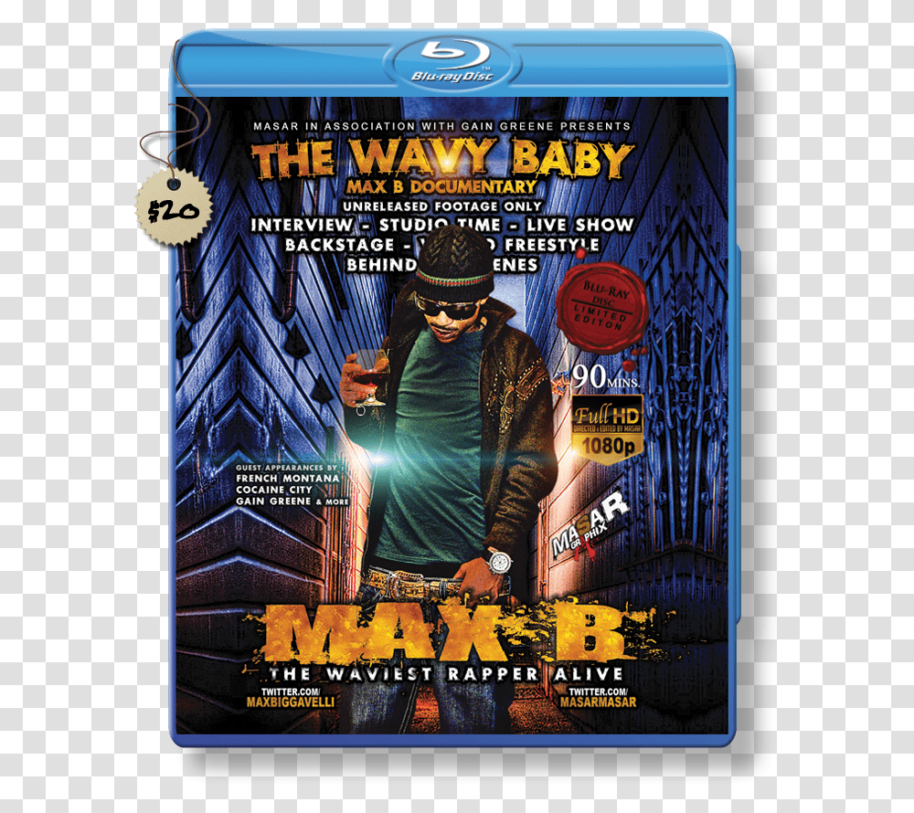 Max B Wavy Baby Blu Ray Vol 1 Pc Game, Poster, Advertisement, Flyer, Paper Transparent Png