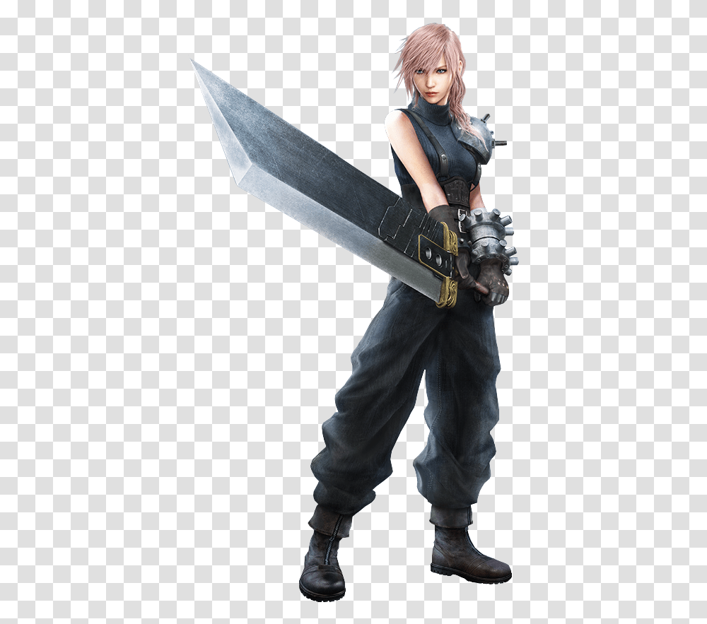 Max Lightning Returns Final Fantasy Xiii Cloud, Person, Human, Ninja, Blade Transparent Png