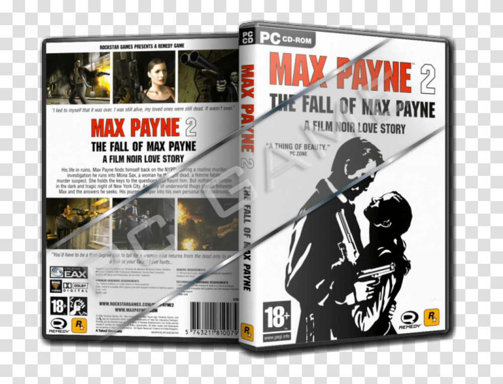 Max Payne 2 Pc Oyun, Person, Human, Paper Transparent Png