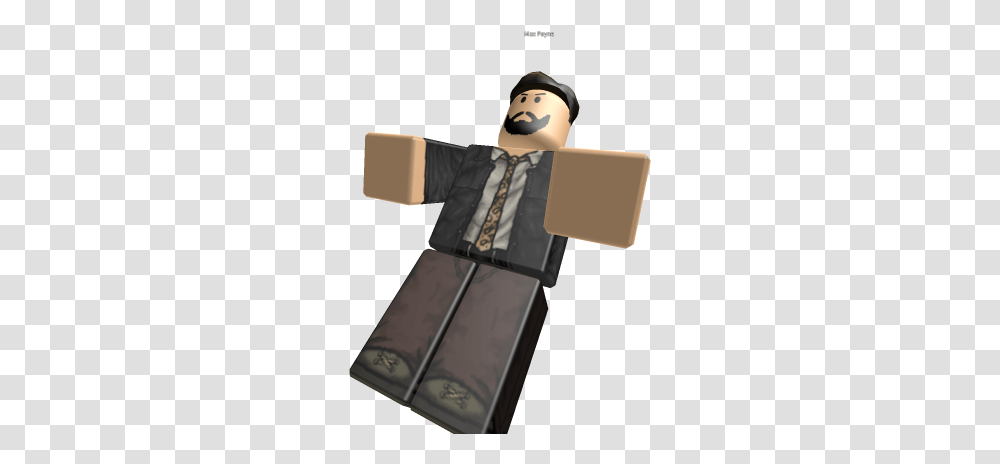 Max Payne Roblox Figurine, Clothing, Apparel, Person, Human Transparent Png