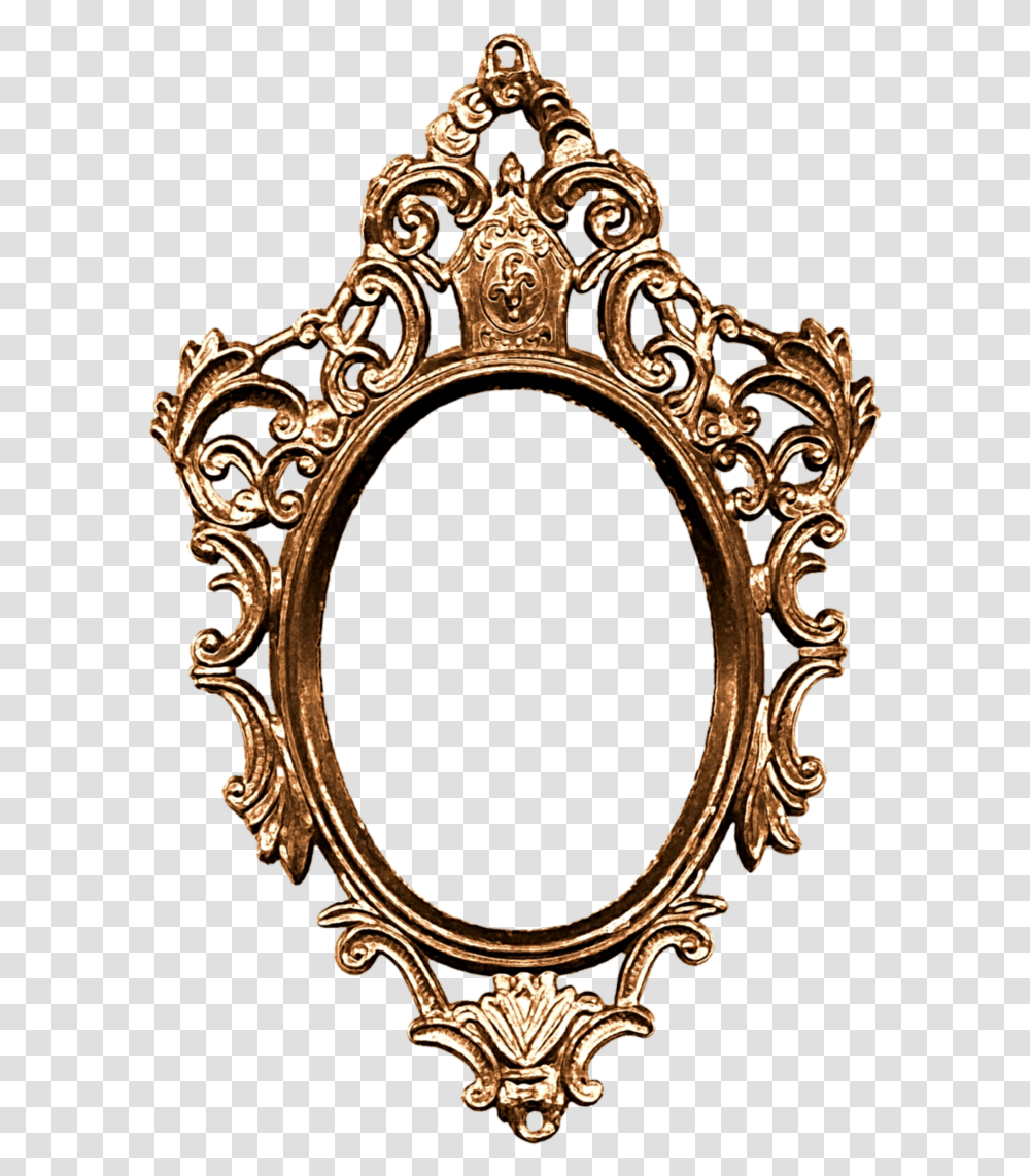 Max Rec The Paintings Background Gold Mirror Frame, Oval Transparent Png