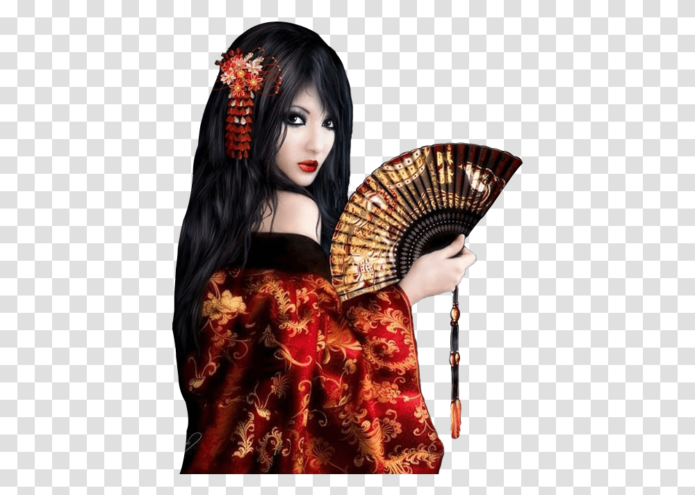 Max Type Geisha Anime, Costume, Dress, Female Transparent Png