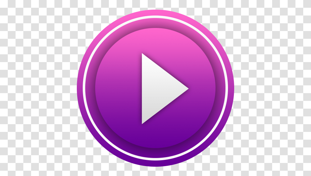 Max Video Player 2018 Dot, Triangle, Tape, Sphere, Purple Transparent Png