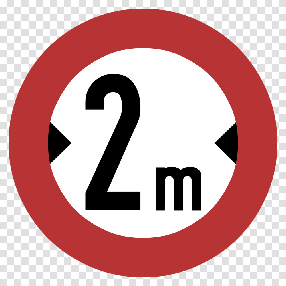 Max Width Sign, Number, Road Sign Transparent Png