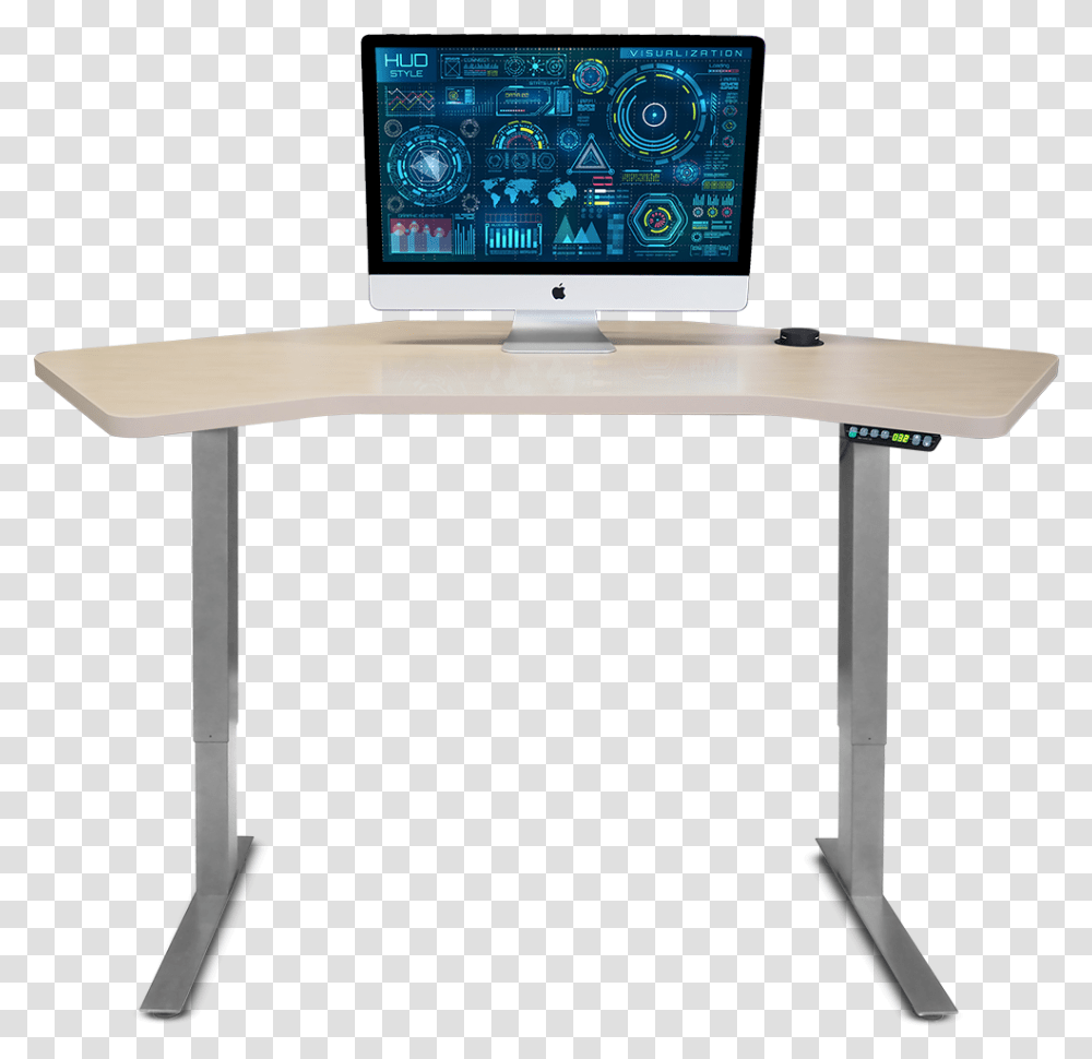 Maxidesk For Imac And AiosTitle Maxidesk For Imac Output Device, Table, Furniture, Computer, Electronics Transparent Png