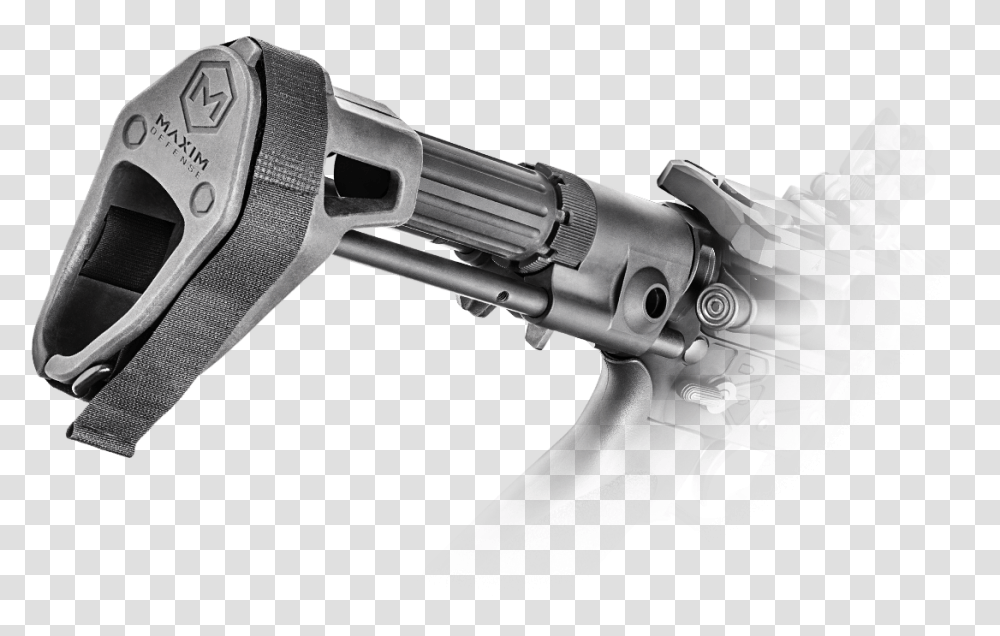 Maxim Defense Cqb Brace Revolver, Gun, Weapon, Weaponry, Handgun Transparent Png