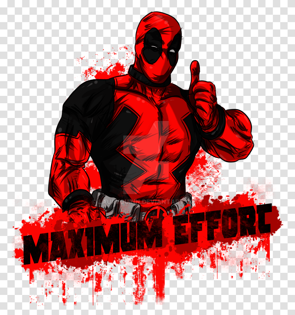Maximum Effort Deadpool Iphone Deadpool, Advertisement, Poster, Person, Human Transparent Png
