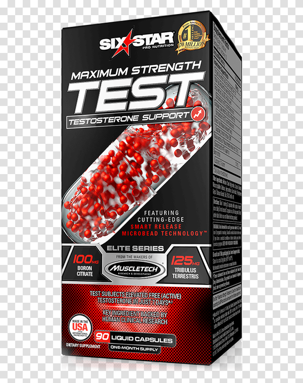 Maximum Strength Testosterone Support Six Star Maximum Strength Test Testosterone Support, Poster, Advertisement, Flyer, Paper Transparent Png