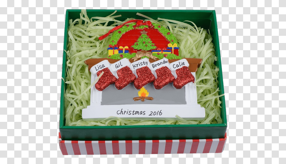 Maxora Personalized Ornaments Fireplace Christmas Gift Noodle, Plant, Birthday Cake, Dessert, Food Transparent Png