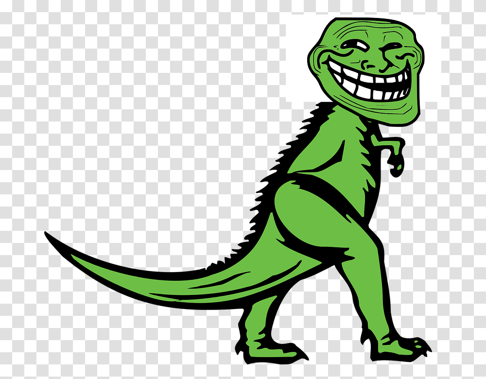 Maxpedition Troll Face, Dinosaur, Reptile, Animal, T-Rex Transparent Png