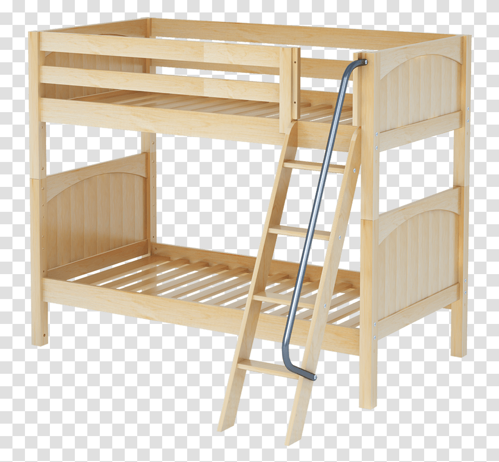 Maxtrix Kids Gotit Twin Medium Bunk Bed W Angled Ladder Bunk Bed, Furniture, Crib, Wood Transparent Png