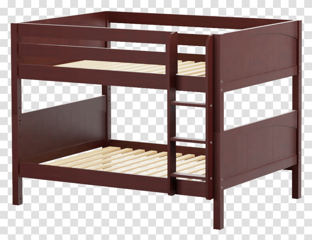 Maxtrix Kids Slurp Full Low Bunk Bed W Straight Ladder Full Over Full Bunk Beds With Slide, Furniture, Crib, Chair Transparent Png