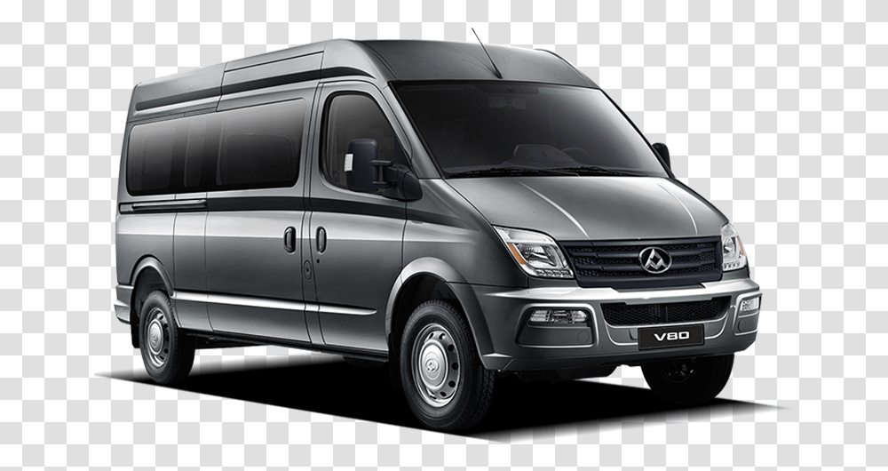 Maxus V80, Minibus, Van, Vehicle, Transportation Transparent Png