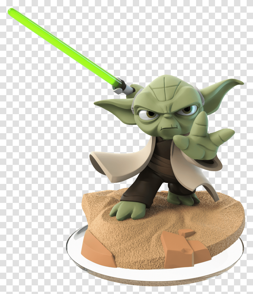 May 28 2015 Disney Infinity Star Wars Yoda, Figurine, Toy, Paper, Art Transparent Png