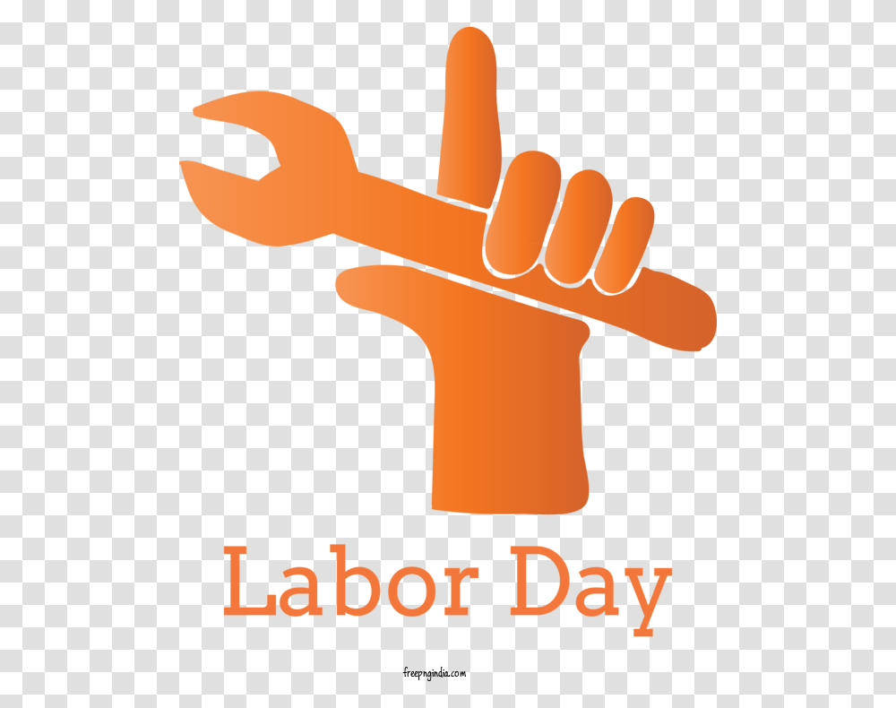May Day Line Logo Hand For Labor Day For, Hammer, Tool, Finger Transparent Png