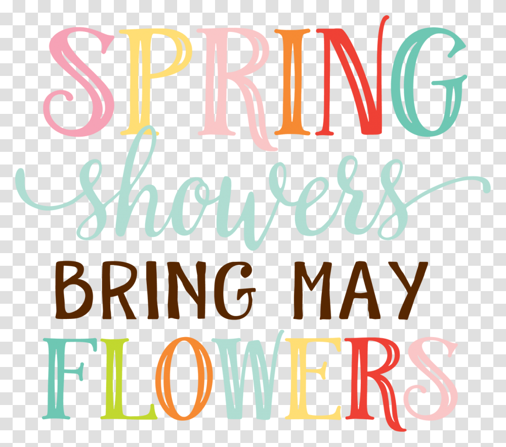 May Flowers Calligraphy, Alphabet, Number Transparent Png