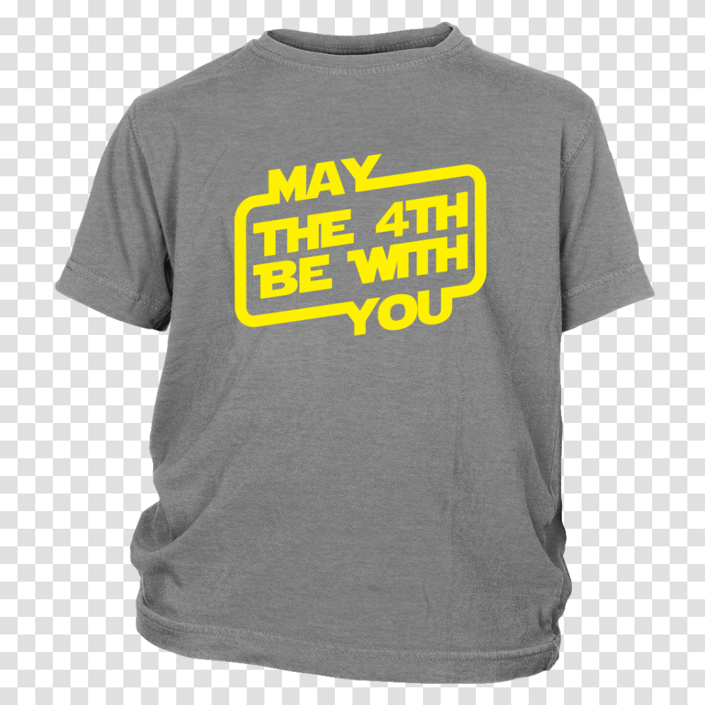 May The Be With You Youth T Shirt Blast Tees, Apparel, T-Shirt, Person Transparent Png