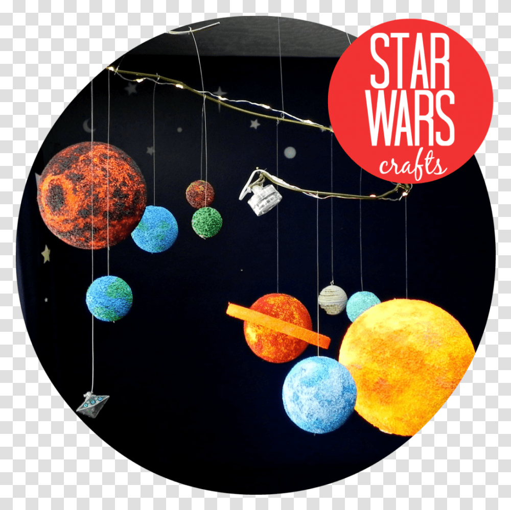 May The Fourth Be With You Mad In Crafts Star Wars Planet Mobile, Sphere, Astronomy, Outer Space, Universe Transparent Png