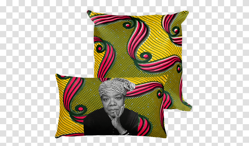 Maya Angelou Throw Pillow, Cushion, Person, Human Transparent Png