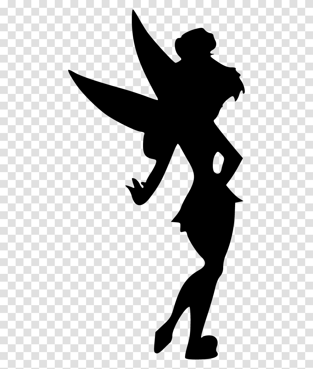 Maya Birthday 1 13 Tinkerbell Silhouette, Stencil, Person, Human Transparent Png