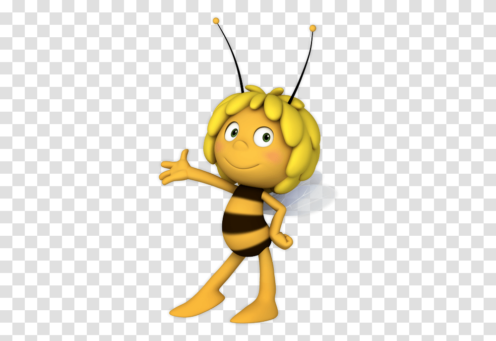 Maya De Bij, Toy, Honey Bee, Insect, Invertebrate Transparent Png